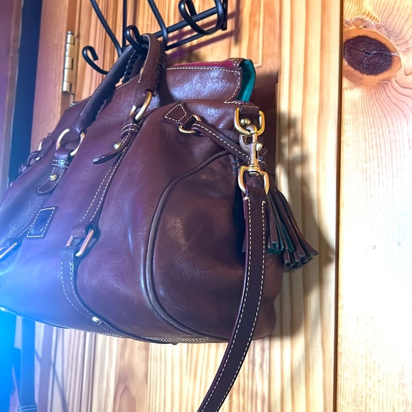 Dooney&Bourke Brown Leather Purse/Satchel - Picture 10 of 11